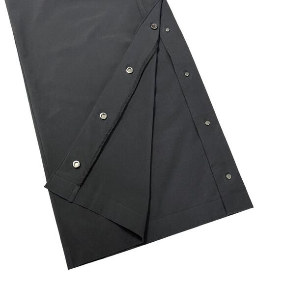 Athleta Luxe Gramercy Track Trouser SIZE 4 Black High Rise Wide Leg Pants - Picture 4 of 9